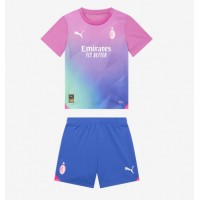 Billiga AC Milan Olivier Giroud #9 Barnkläder Tredje fotbollskläder till baby 2023-24 Kortärmad (+ Korta byxor)